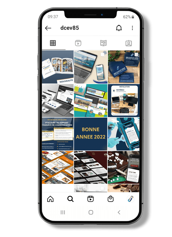 réseaux-sociaux-des-clics-et-vous-community-manager-gestion-facebook-instagram-likendin-communication-entrprise-vendee Community manager Gestion de vos réseaux sociaux creation publication contenus calendrier editorial animation reseaux sociaux bretignolles-sur-mer Vendée