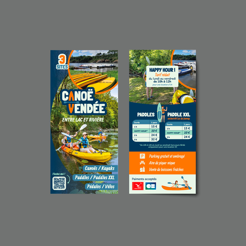 Photo flyer Canoé Vendée